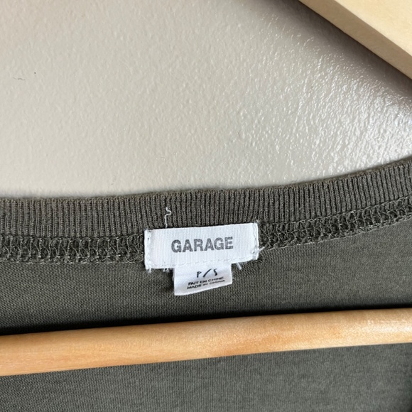 GARAGE CLOTHING | Green T Shirt (size small) - Picture 2 of 2